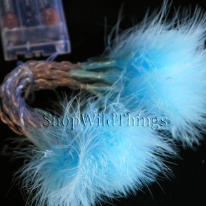 portofino Other - Blue LED faux Feather String lights 2 pack NWT portofino Other - Blue LED faux Feather String lights 2 pack NWT